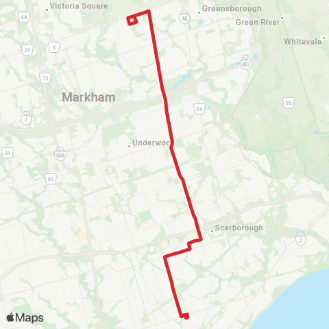 TTC McCowan North map