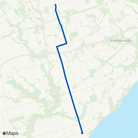 TTC Victoria Park map