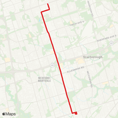 TTC Kennedy map
