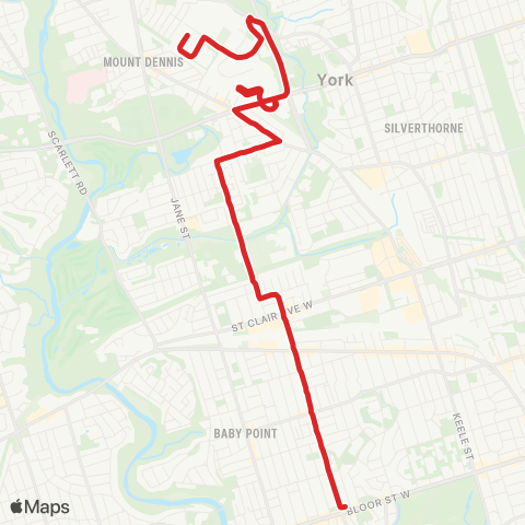 TTC Runnymede map