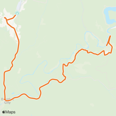 Trinity Transit Line map