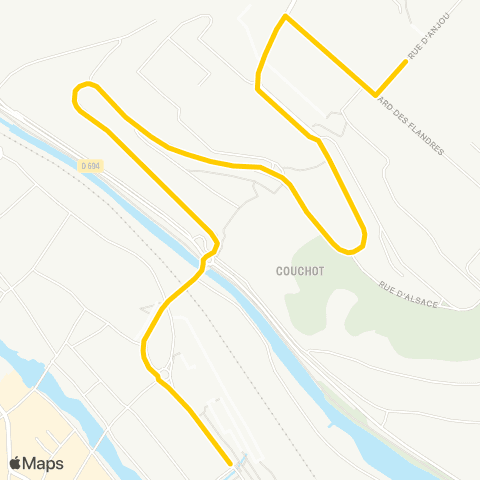 TUB - Scolaires Collège Prévert / Lycée Zola - Bar-le-Duc Gare multimodale map