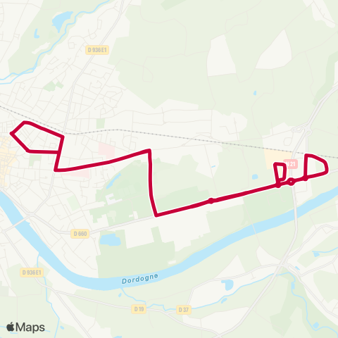TUB Pôle multimodal - Ctre ville - 3 Vallées map