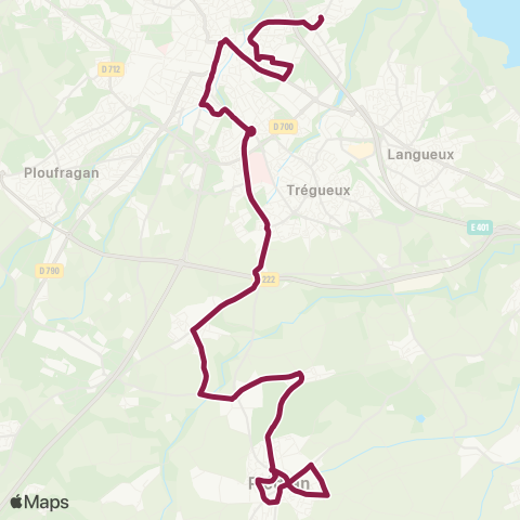 TUB Plédran Centre - Centre-Clémenceau map