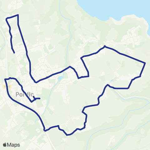 TUB - Lignes scolaires Primaire Pordic map