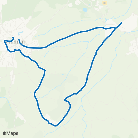 TUB - Lignes scolaires Scolaire Plédran map