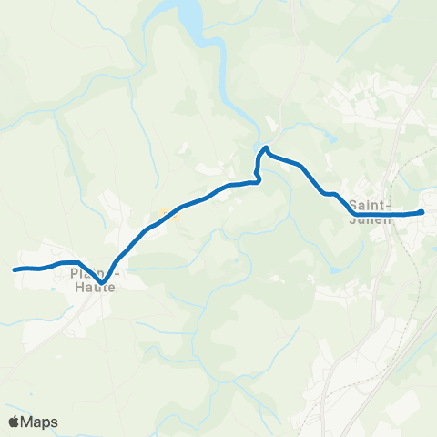TUB - Lignes scolaires Plaine Haute - les Plantes Écoles map