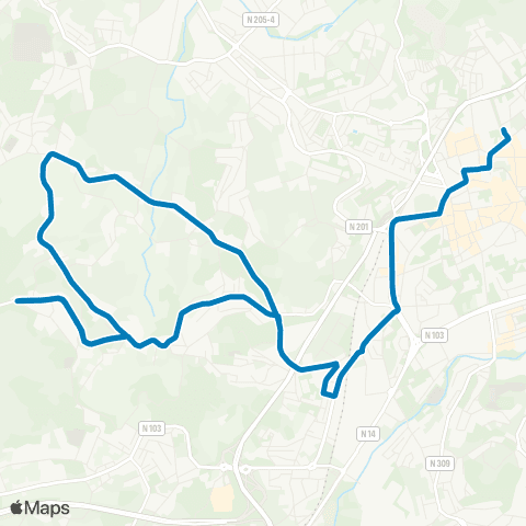 TUB Avenida General Norton De Matos - Gondizalves / Semelhe map