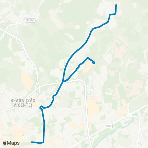 TUB Rua 25 De Abril - Sete Fontes map