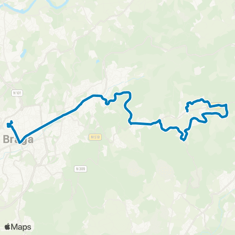 TUB Avenida General Norton De Matos - Lageosa / Pedralva map