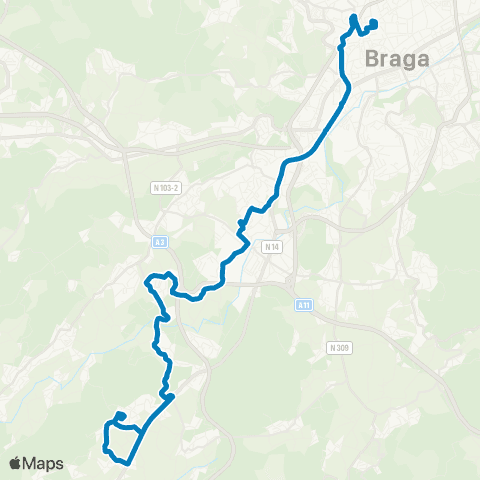 TUB Praça Conde De Agrolongo - Priscos map