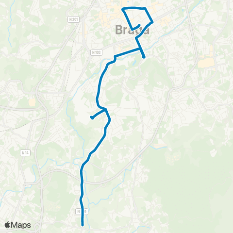 TUB Rua Do Raio - Pinheiro Do Bicho via Esporões map