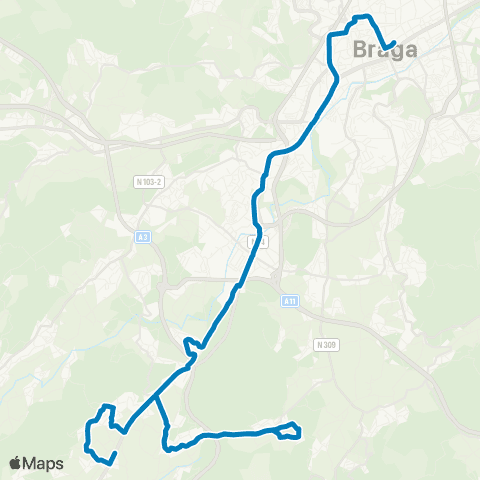 TUB Praça Conde De Agrolongo - Tebosa / Guisande map
