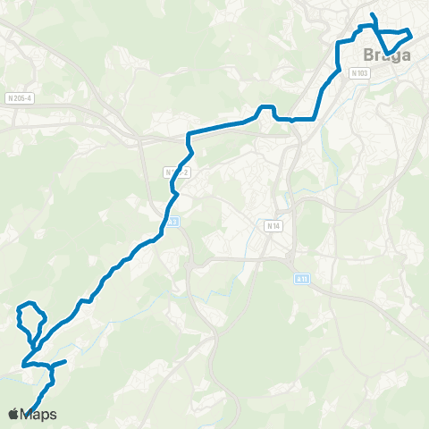 TUB Avenida General Norton De Matos - Cunha / Arentim map