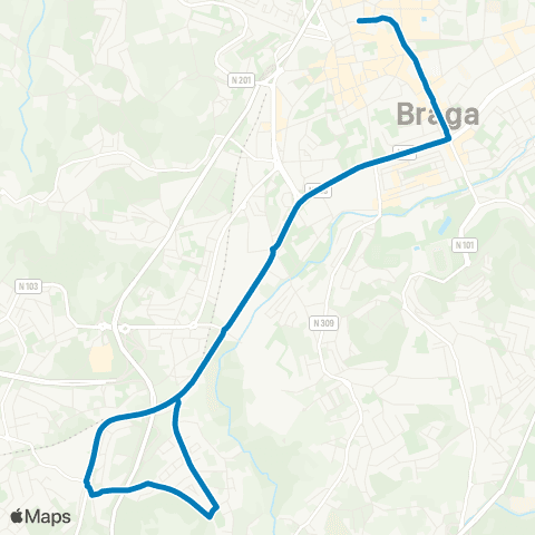 TUB Praça Conde De Agrolongo - Misericórdia map