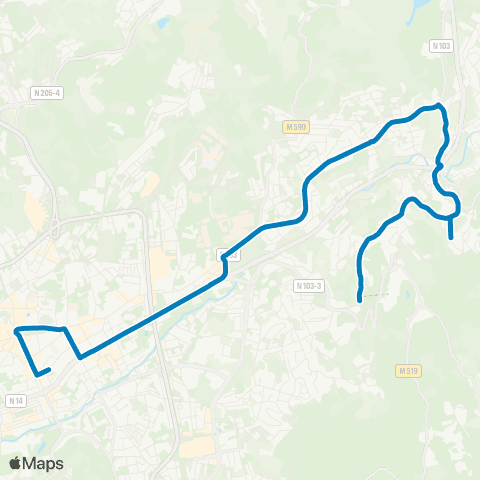 TUB Rua 25 De Abril - S. Pedro D' Este map