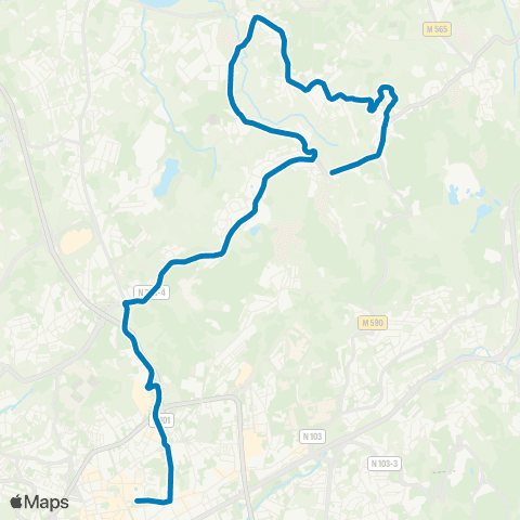 TUB Avenida Central - Monte Do Ouro map