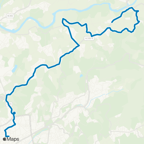 TUB Avenida Central - Navarra / Pousada map
