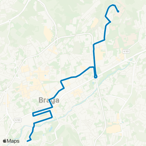 TUB Camélias - Hospital map