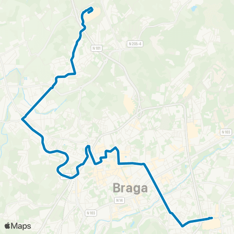 TUB Minho Center - Nova Arcada map