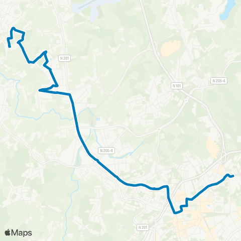 TUB Monte D' Arcos - Merelim S.Pedro (Eb23 Cávado) map