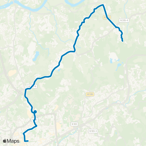 TUB Avenida Central - Santa Lucrécia map