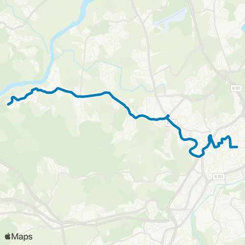 TUB Avenida Central - Padim Da Graça map