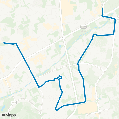 TUB Universidade Minho - Avenida Central map