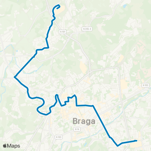 TUB Minho Center - Nova Arcada map
