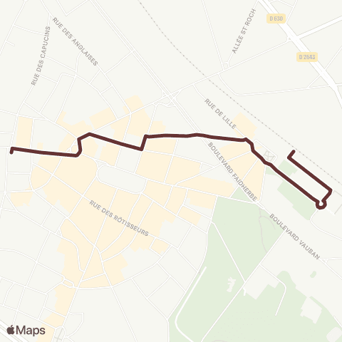 TUC - Scolaire Lycée Fénelon map