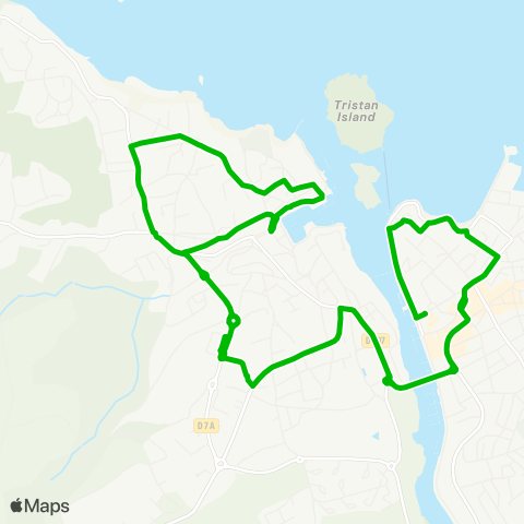 TUD'bus Sables blancs map