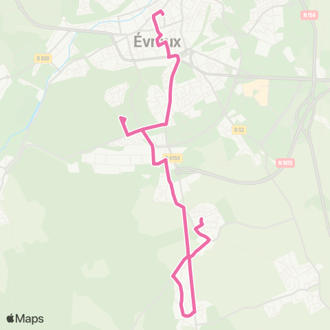 Transurbain Centre-ville > Angerville – Fumeçon map