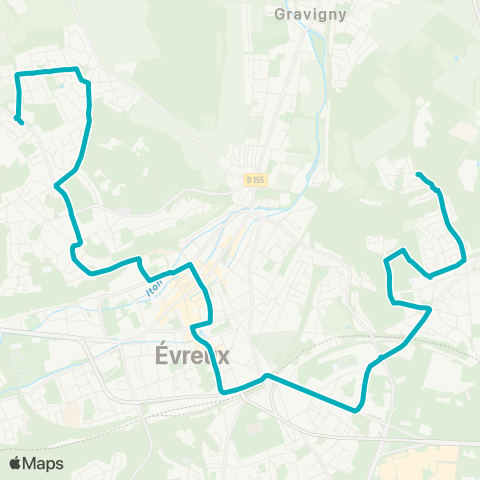 Transurbain Nétreville > Centre-ville map