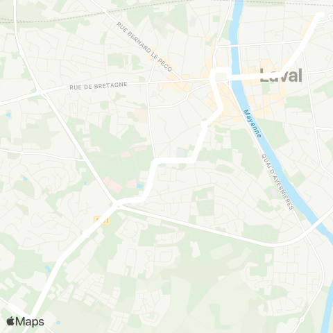 TUL Navette Gare sncf > ESAT map