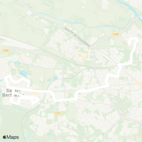 TUL Scolaires Berthevin map