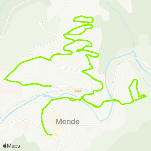 MAX Mende Mobilités - Scolaire Scolaire 2 map