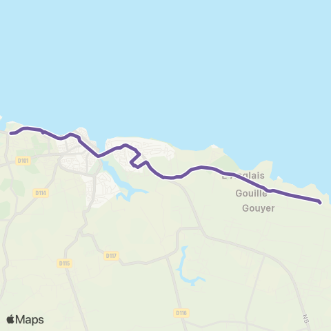 TUNGT Portland - La Baie map