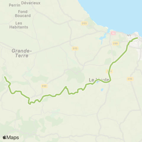 TUNGT Le Moule - Jabrun map