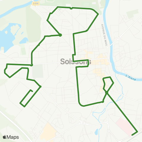 TUS Presles - Maupas - Saint-Crépin - Gare map
