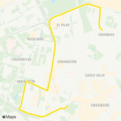 TUVISA Circular map