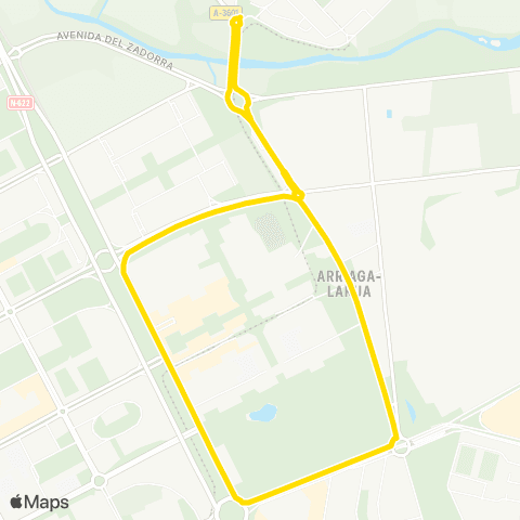 TUVISA Abetxuko map
