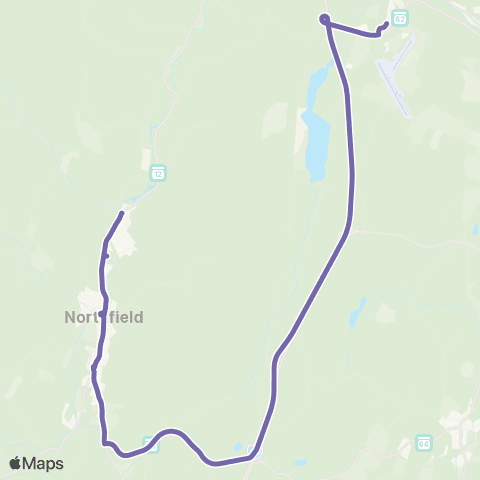 Tri-Valley Transit Northfield Community Shuttle map