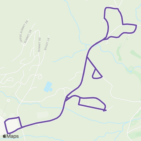 Tri-Valley Transit Access Road map