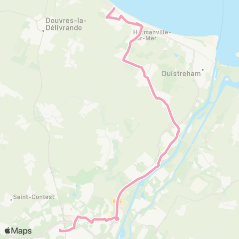 Twisto Lion-s/-Mer Plage - Caen Calvaire St-Pierre map