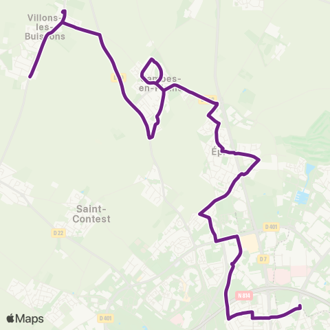 Twisto Villons Coopérative - Caen Cité U Lebisey map
