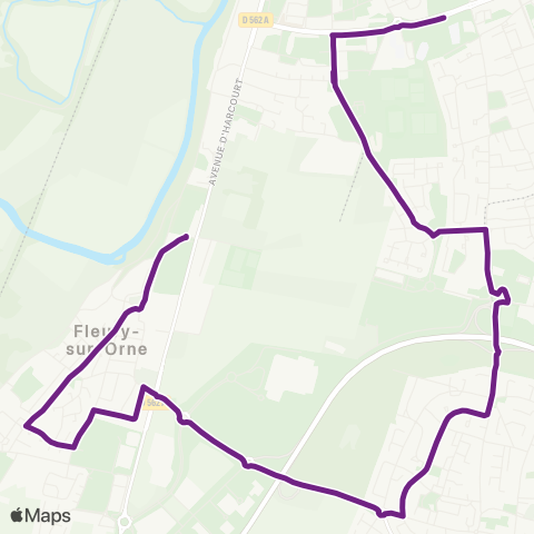 Twisto Fleury Château d'eau - Caen Rostand Fresnel map