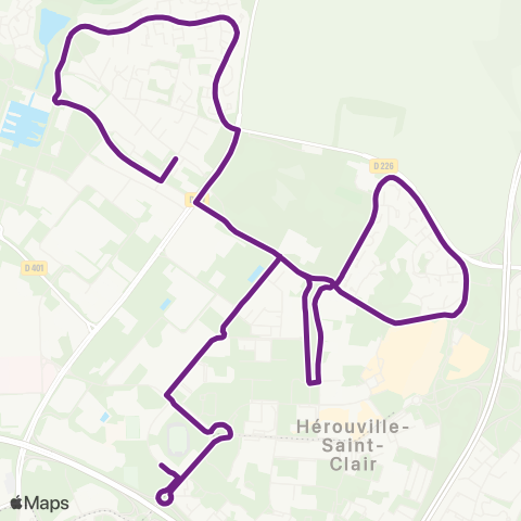 Twisto Hérouville Lebisey - Hérouville Collège Mandela map