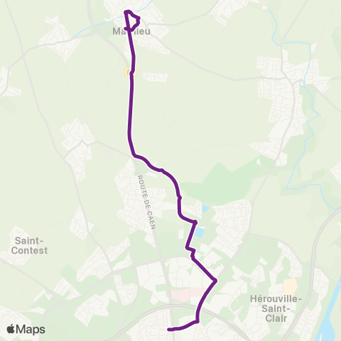 Twisto Mathieu les Vikings - Caen Copernic map