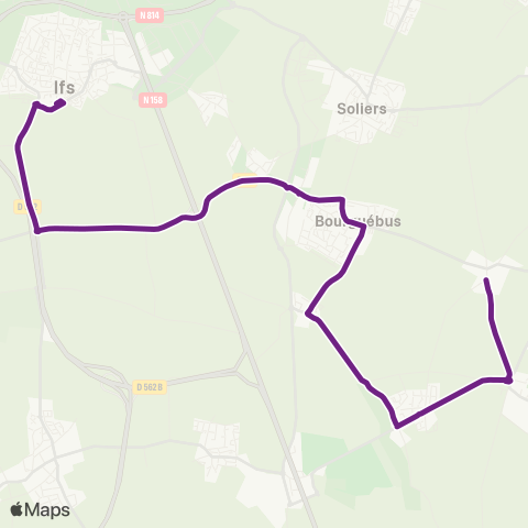 Twisto Bourguebus la Hogue - Ifs Collège Senghor map