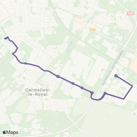 Twisto Caen Poincaré - Mondeville Lumière map
